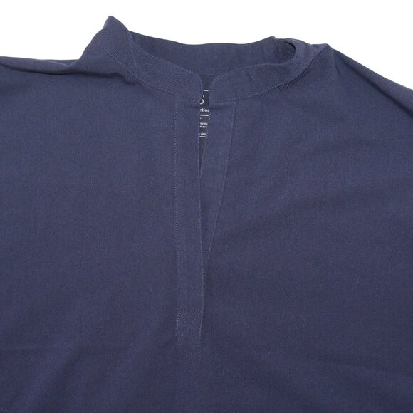 Figs XL Rafaela Navy Blue Sleeveless Scrub Top Vest Medical Nurse Vet EMS - Picture 4 of 10